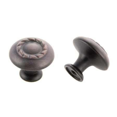 1-1/5 Rope Cabinet Knob Oil Rubbed Bronze Finish